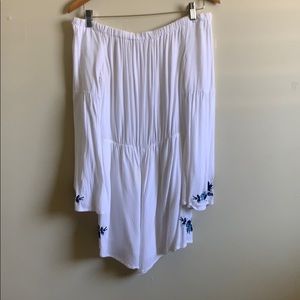 Off the shoulder romper